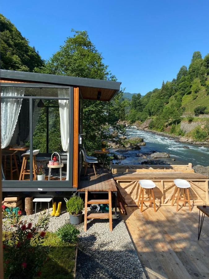 Hotel Vagona Tiny House Rize Esterno foto